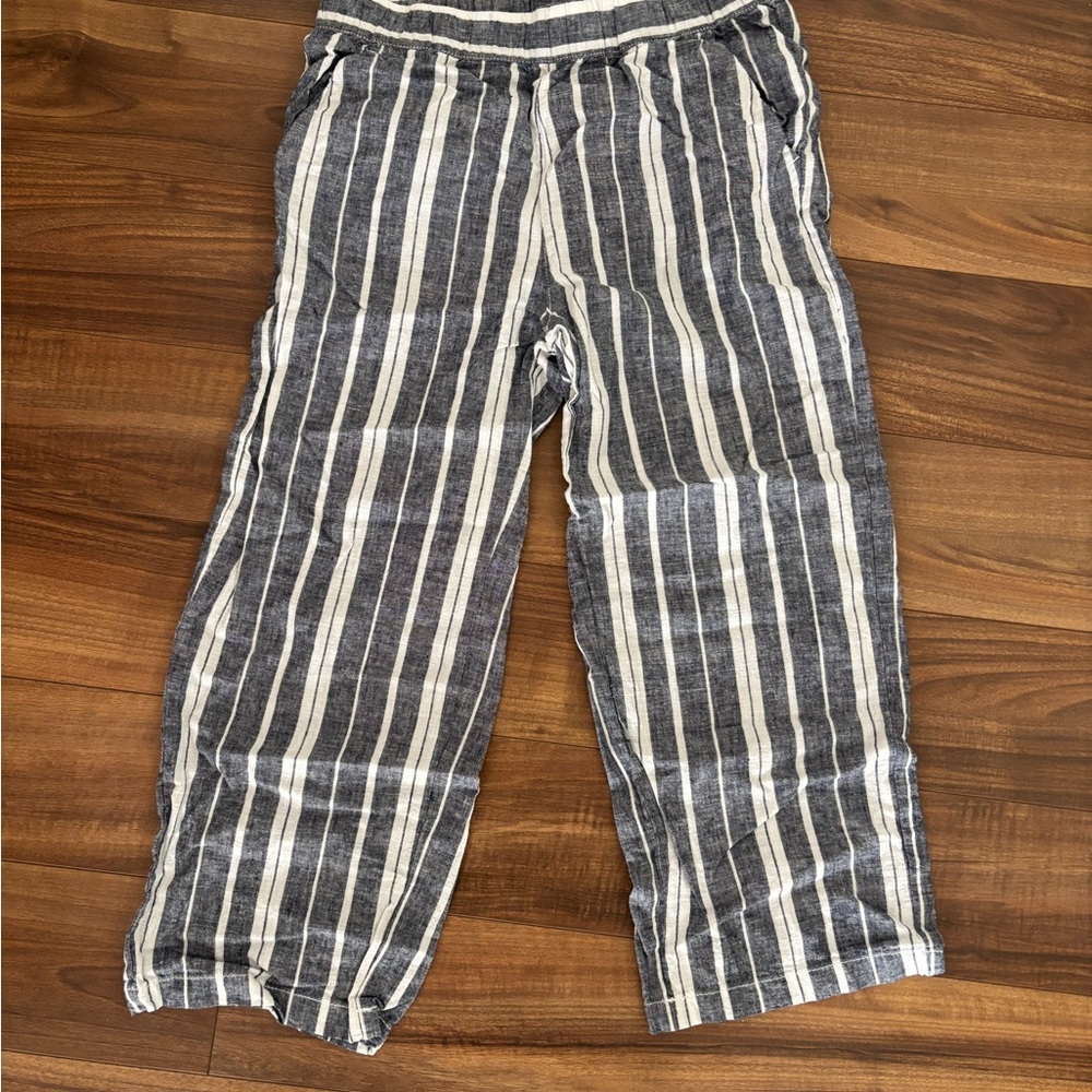 Striped Linen Pants